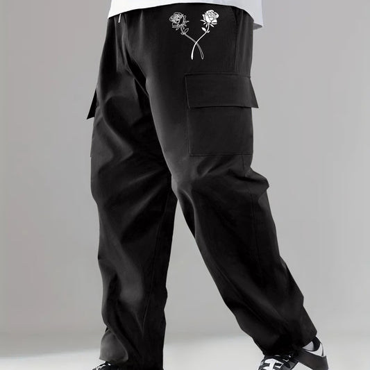 Cargo Pants Men s Flap Pocket Trousers Loose Casual Outdoor Pants