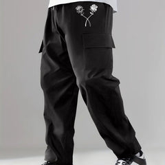 Cargo Pants Men s Flap Pocket Trousers Loose Casual Outdoor Pants