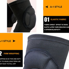 1pair Unisex Thickened Knee Pads for Maximum Protection