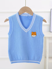 Toddler Boys Cartoon Knitted Sweater Pullover