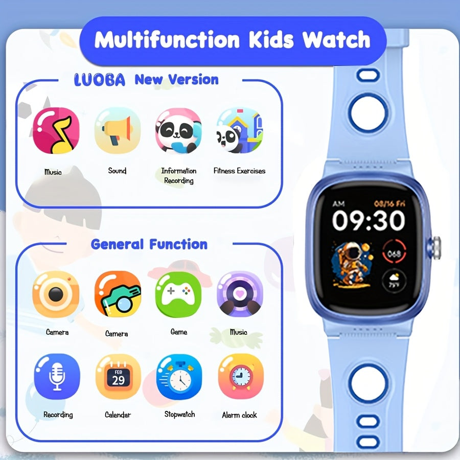 Meatball Kids Smartwatch w/ Games Sleep Monitor Music Player Weather Updates