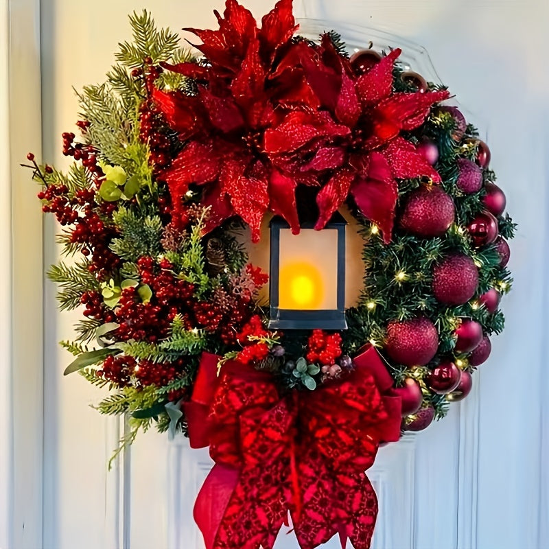 Red Christmas Ball Garland Hanging Decorations