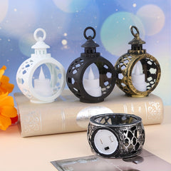 Small Round Lamp Electronic Candle Night Light