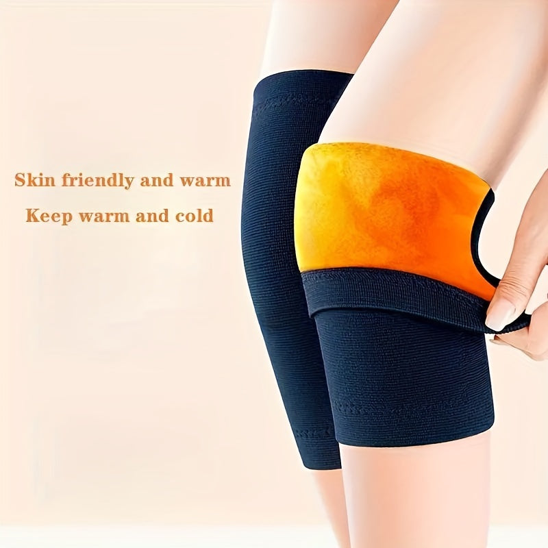 Winter Warm Knee Pad Cashmere Leg Warmer for Adults Seniors