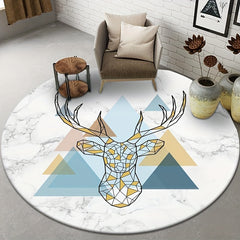 Non Slip Cartoon Round Carpet for Safe Baby Crawling