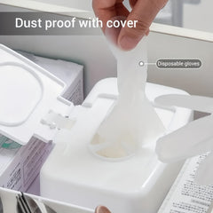 Tissue Box Wipes Dispenser Portable Organizer For Car Office