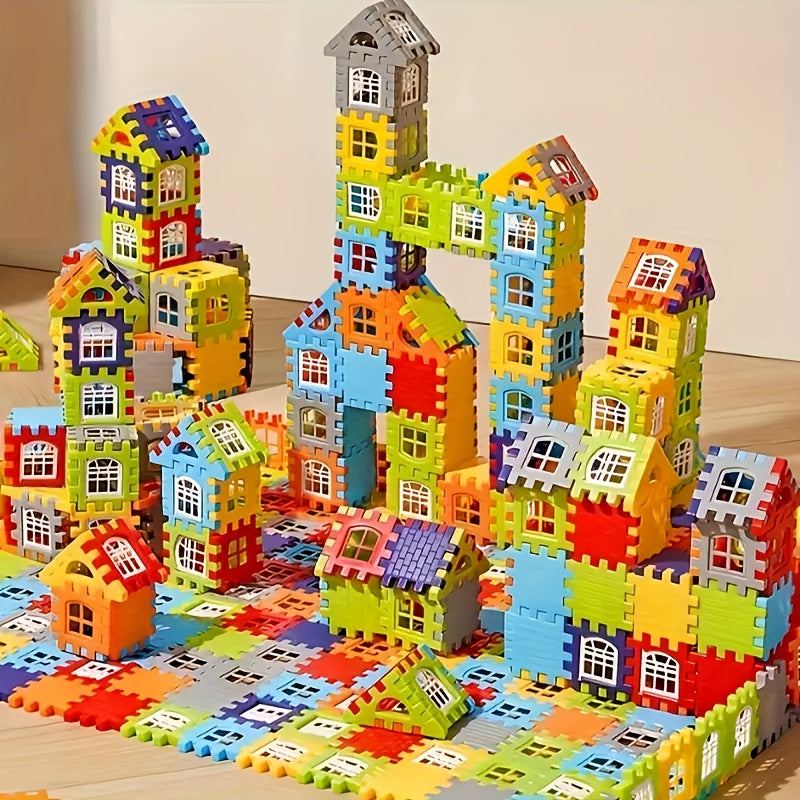 70pcs Interlocking Bricks Set Educational Toy