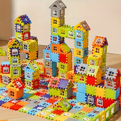 70pcs Interlocking Bricks Set Educational Toy