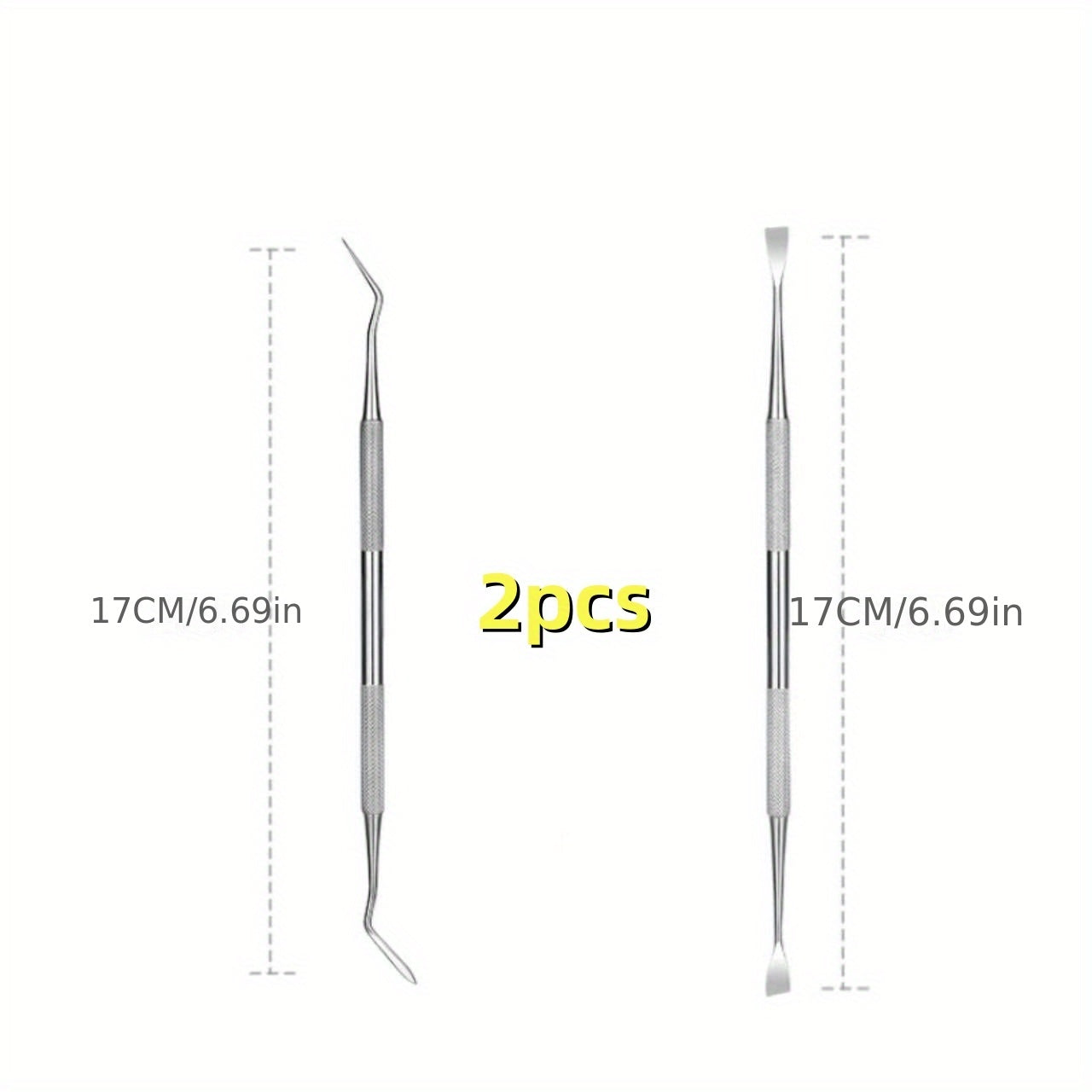 2pc Pets Teeth Cleaning Tools Double Sided Dogs Cats Tartar Remover Dental Stone