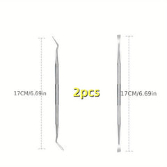 2pc Pets Teeth Cleaning Tools Double Sided Dogs Cats Tartar Remover Dental Stone