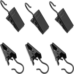 30pcs Metal Curtain Clips for Hanging Drape Track Christmas Decorations
