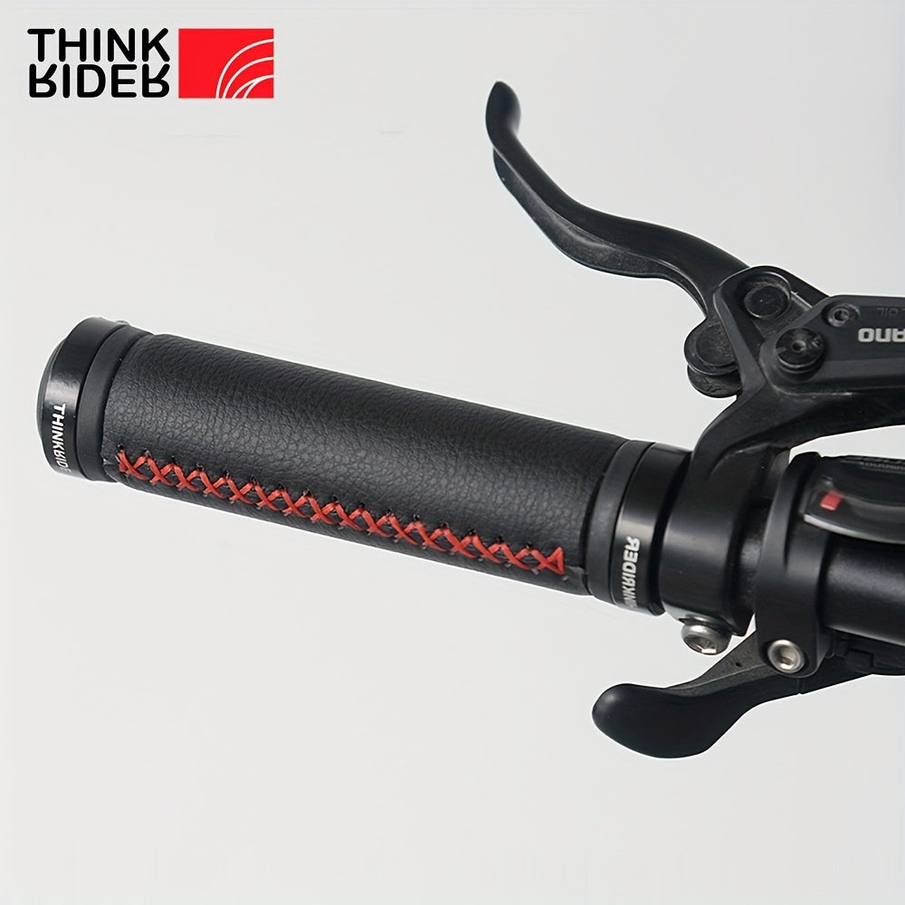 ThinkRIder Fiber Leather Handlebar Grips for City Bikes & Scooters