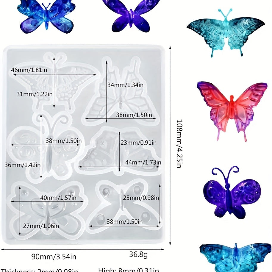 Butterfly Resin Pendant Mold for DIY Jewelry Making