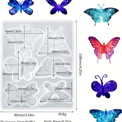 Butterfly Resin Pendant Mold for DIY Jewelry Making