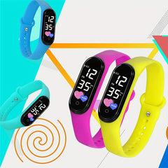 Waterproof Sports Watch Dual LED Screen for Outdoor Activities