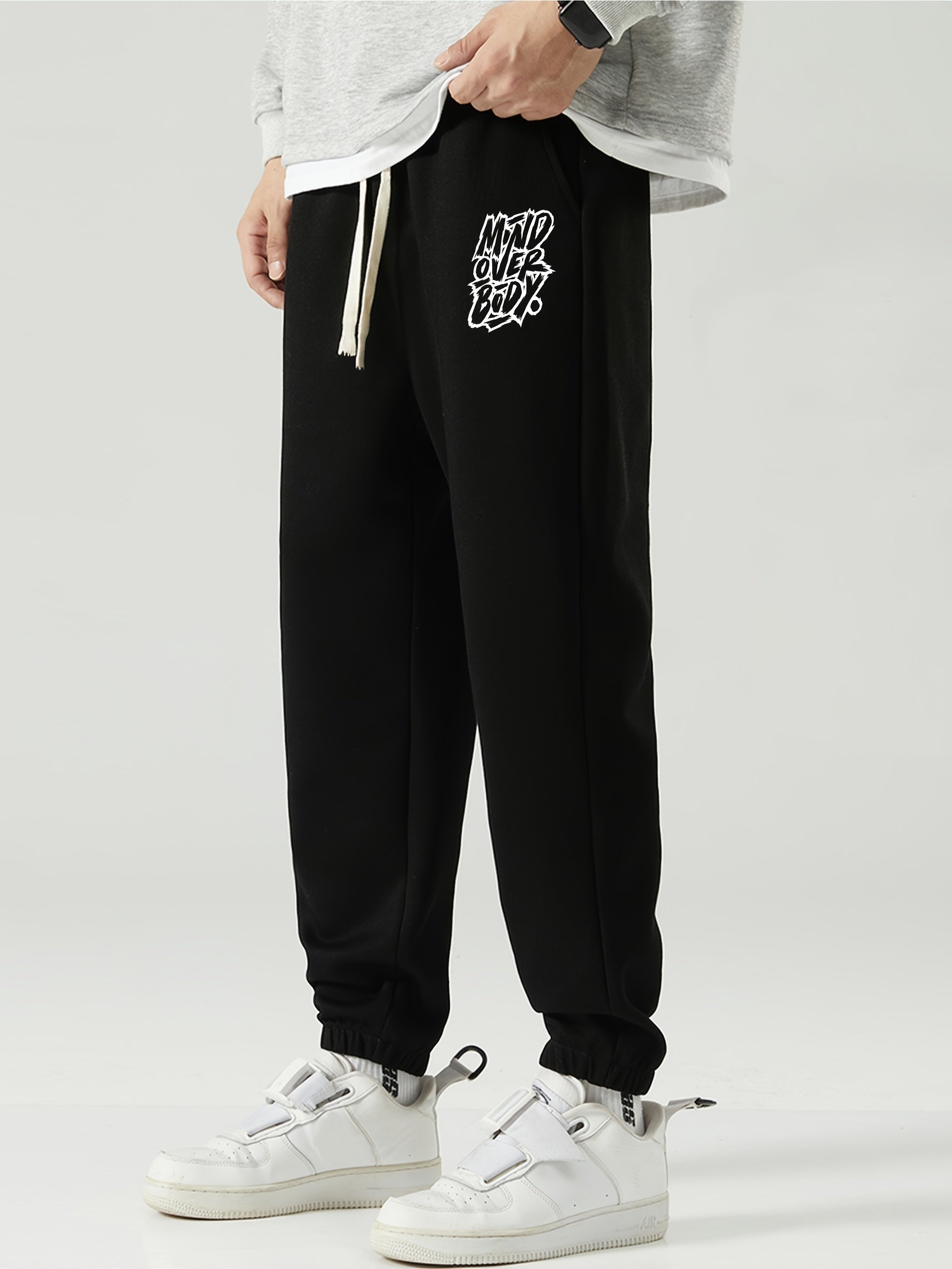 Men's Birdmusic Graphic Pants With Drawstring