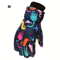 Winter Coldproof Skiing Gloves for Boys and Girls