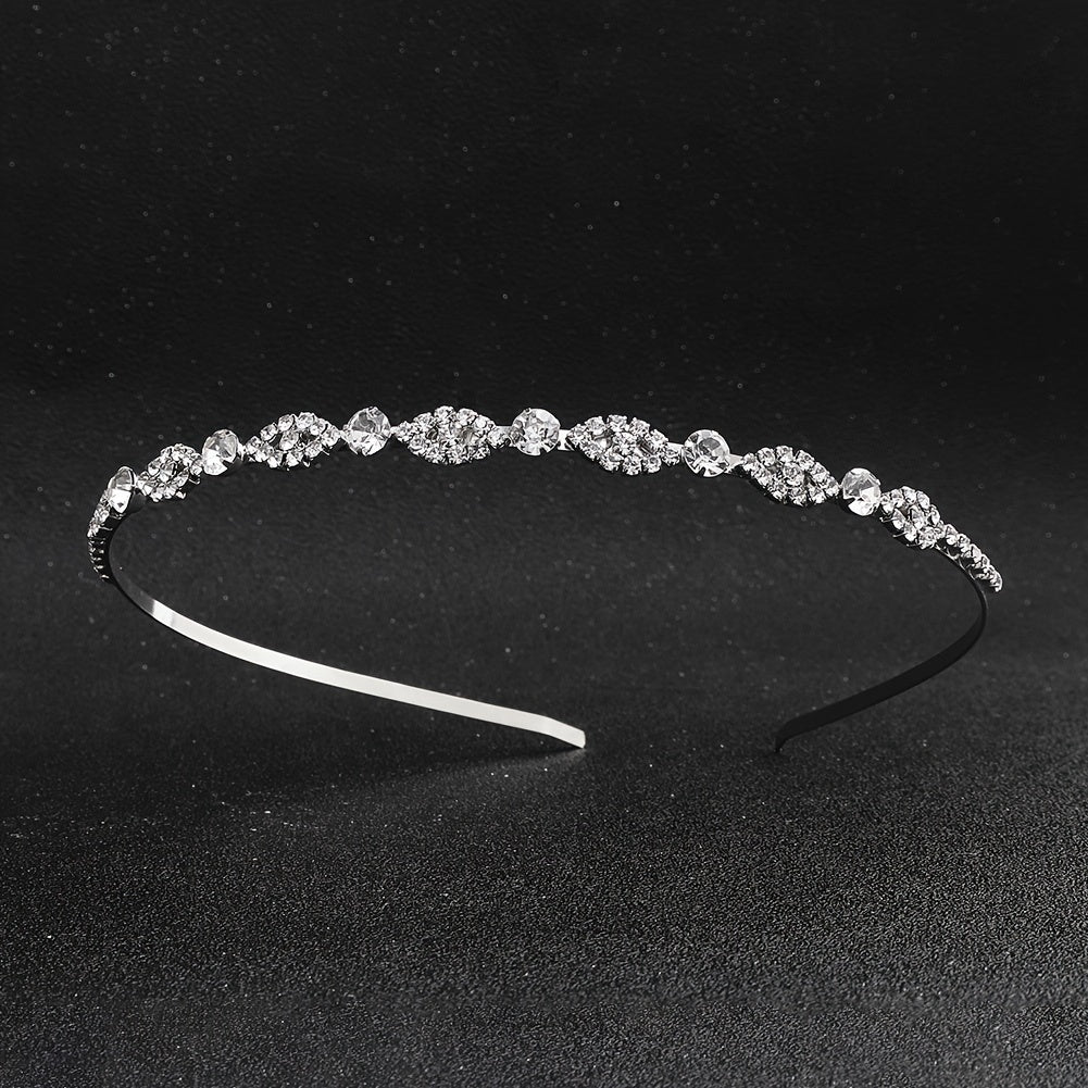 Rhinestone Crown Headband Party Decor Princess Tiara Wedding Birthday