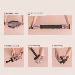 Portable Single Shoulder Fitness Accordion Bag