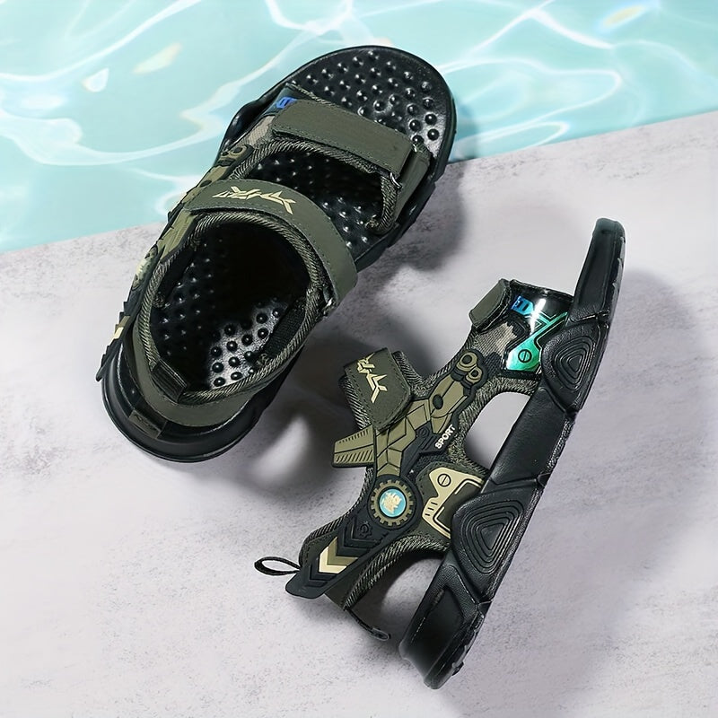 Boys Open Toe Sport Sandals Breathable Lightweight Sandals