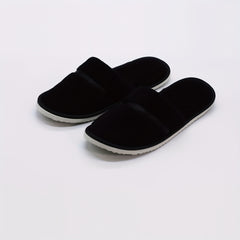 Men's Plush Disposable Spa Slippers Eco friendly Non Slip Home House Shoes