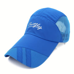 Extended Brim Quick Drying Baseball Cap Mesh Visors Unisex Sun Hats