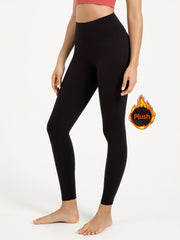 Plush Lined Yoga Pants High Elastic Workout Leggings