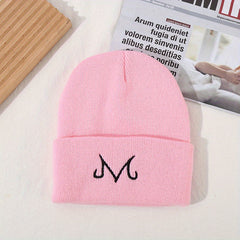 Embroidery Knitted Hat Men Women Cycling Ski Cap