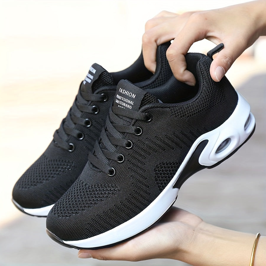 Women's Mesh Breathable Air Cushion Tennis Sports Shoes Lightweight