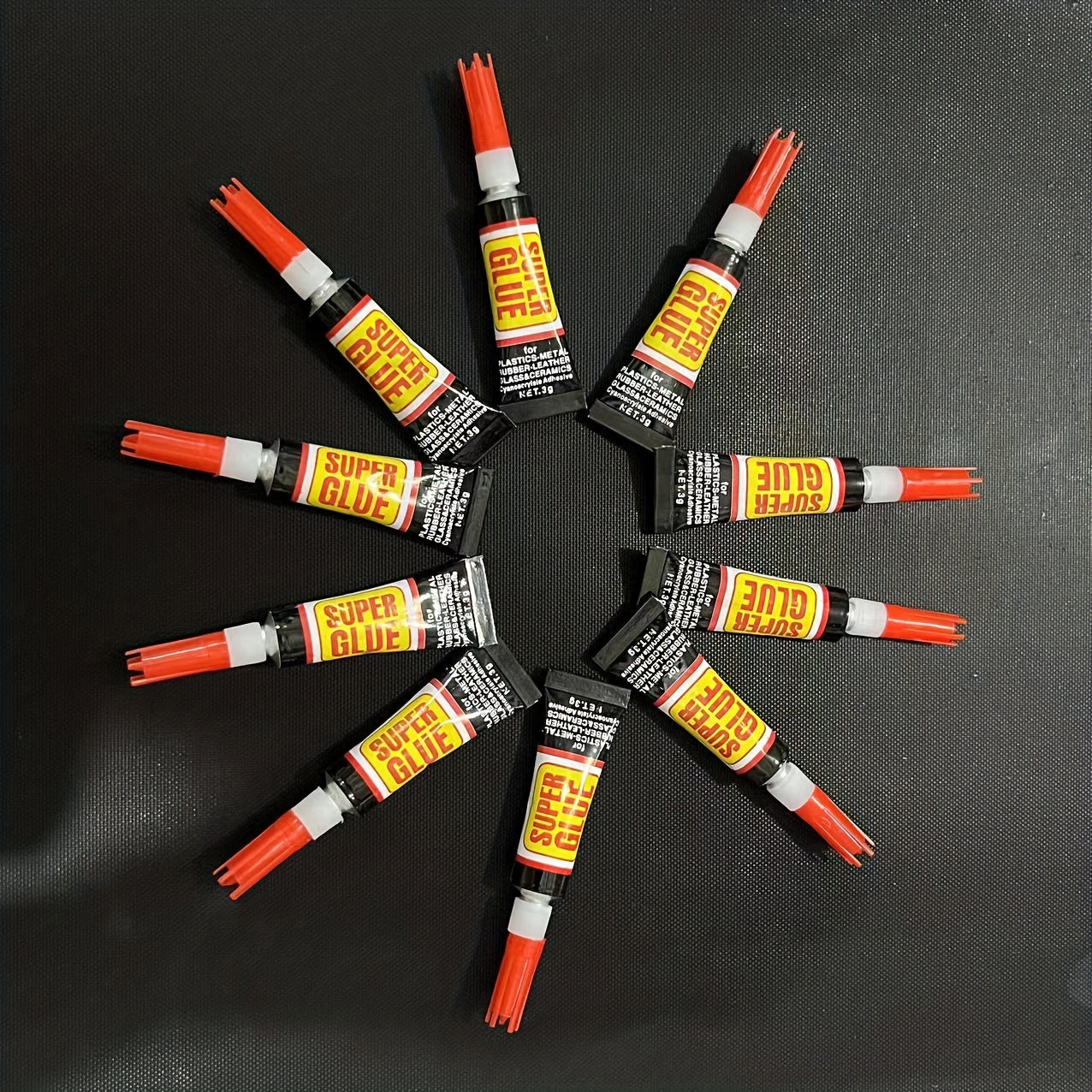 10pcs Glue Instant Glue Metal Plastic Ceramic Nail Glue