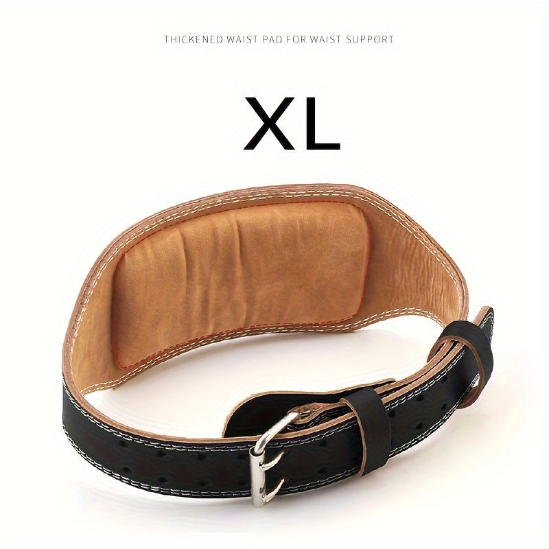 Heavy Duty PU Leather Weight Lifting Belt With Waist Support