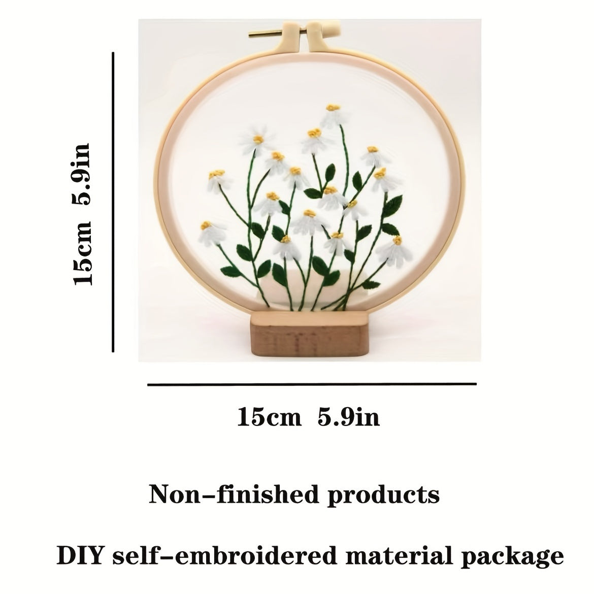 3D Embroidery Starter Kit for Beginners - Flower Patterns