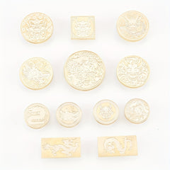 Dragon Brass Seal Stamp Head Fire Paint Brass Stamp Accessories