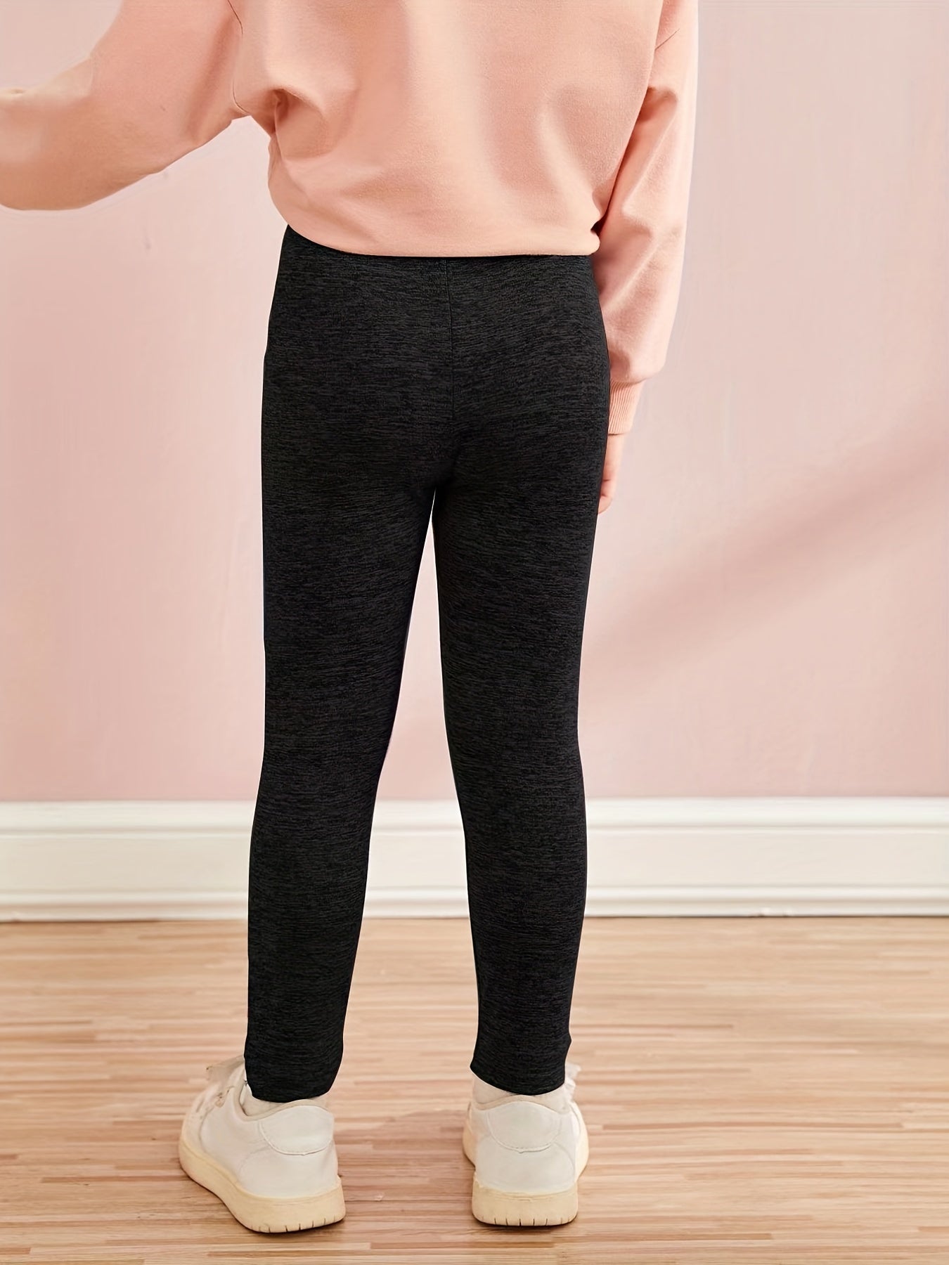 Toddler Girls Cat Graphic Leggings Casual Skinny Pants