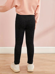 Toddler Girls Cat Graphic Leggings Casual Skinny Pants