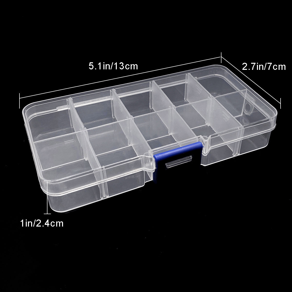 Transparent Plastic DIY Jewelry Storage Box