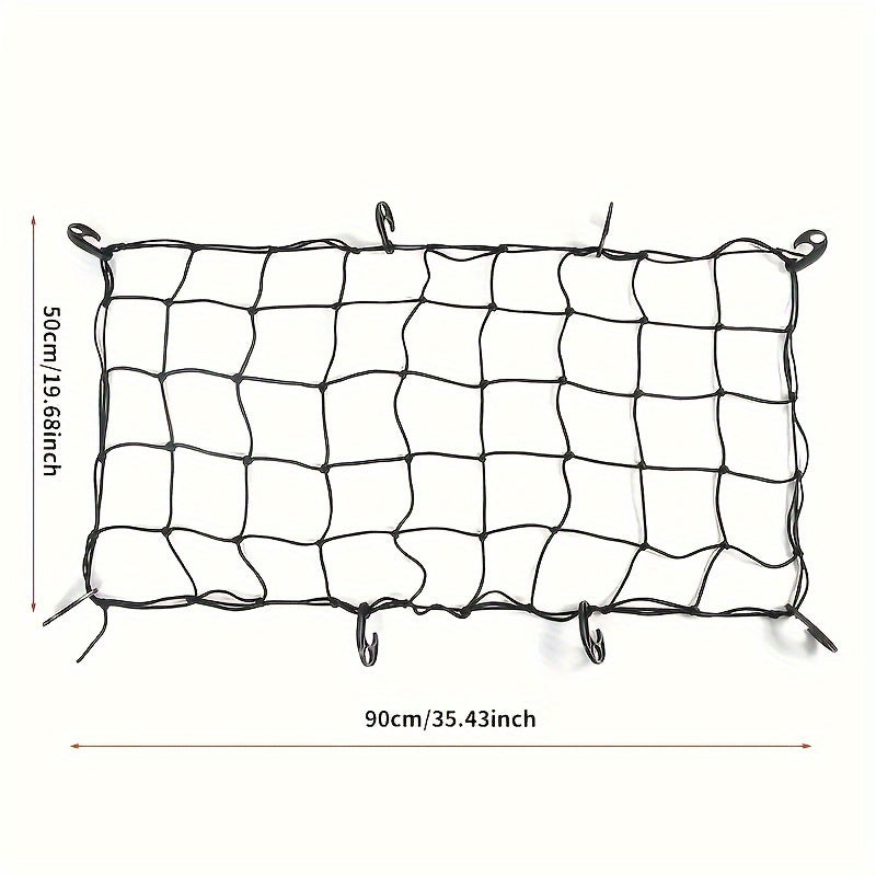 Multifunctional Elastic Cargo Luggage Net for Outdoor Wagon
