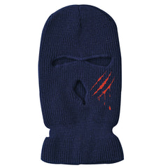 Embroidered Funny 3 Hole Ski Mask Women Balaclava