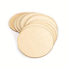 10pcs Wood Chips DIY Model Building Coaster Painting