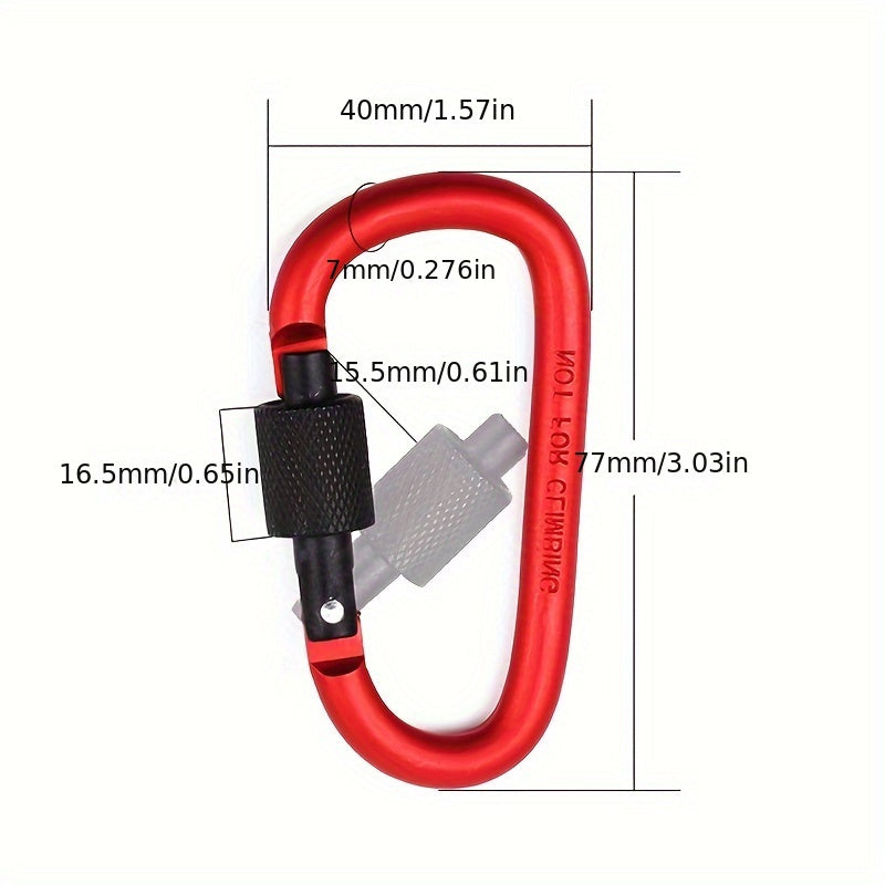 Aluminum Carabiners Quick Release Buckle for Climbing