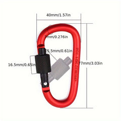 Aluminum Carabiners Quick Release Buckle for Climbing