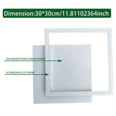 Aluminum Access Hole Cover Plate for Wall Pipeline Maintenance