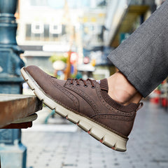 Men's Wingtip Brogue Lightweight Oxford Shoes
