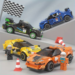 Building Blocks Racing Models Interior Decorations Christmas