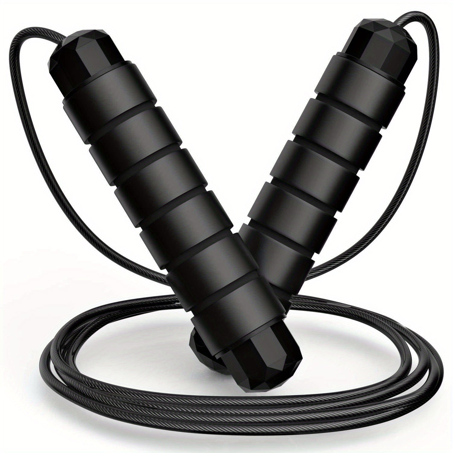 Tangle Speed Jump Rope with Ball Bearings and Foam Handle 110in
