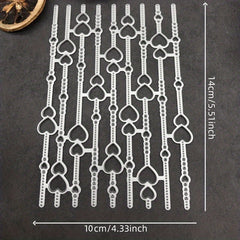 Love Tassel Background Decoration Metal Cutting Die