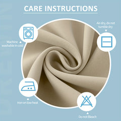 Waterproof Blackout Outdoor Curtains for Privacy and Decor