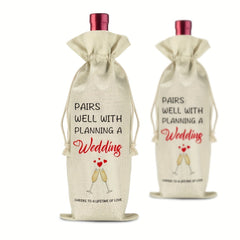Wedding Wine Bag Engagement Gift Wine Gift Bags For Women And Men