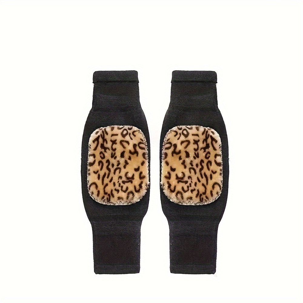 2pcs Cashmere Knee Pads Winter Warm Wool Knee Protection