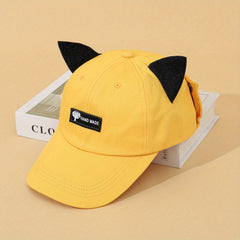 Vintage Flip Sunglasses Baseball Cap Aviator Cartoon Ear Sports Hat